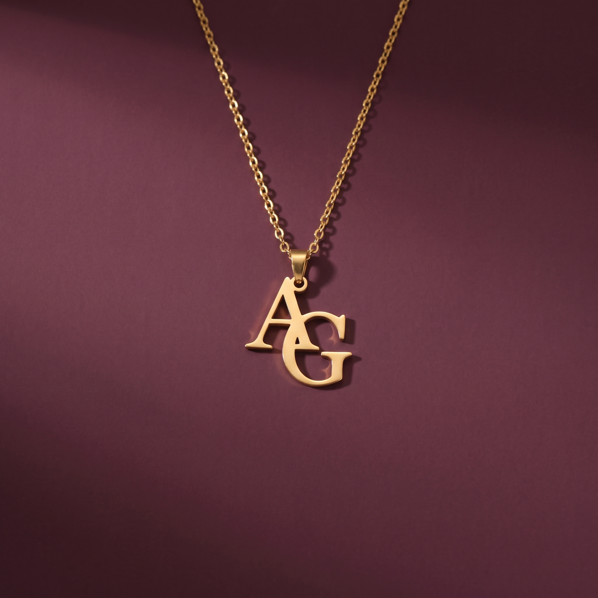 NOLA gepersonaliseerde initialen ketting