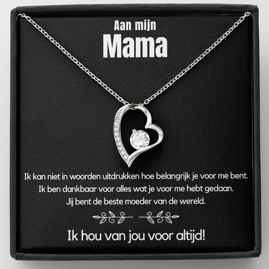 LIVA hartketting voor mama