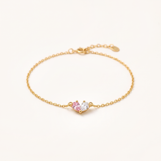 Geboortesteen armband