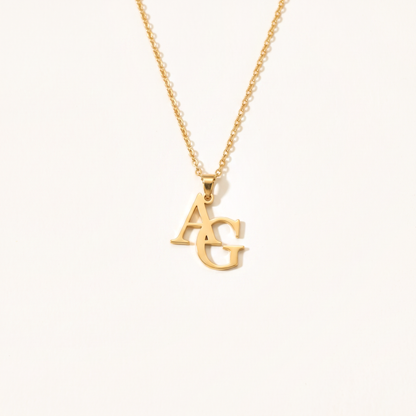 NOLA gepersonaliseerde initialen ketting