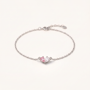Live voorbeeld van Geboortesteen armband