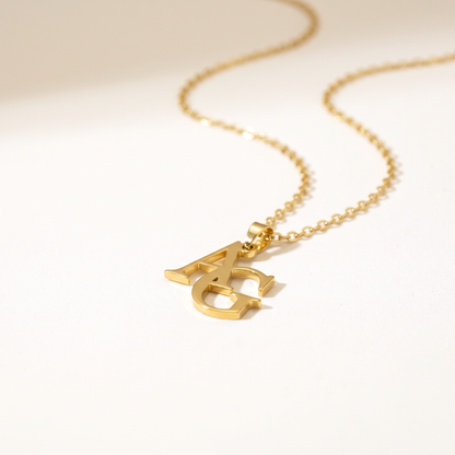 NOLA gepersonaliseerde initialen ketting