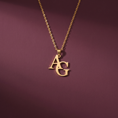 NOLA gepersonaliseerde initialen ketting