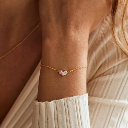Geboortesteen armband
