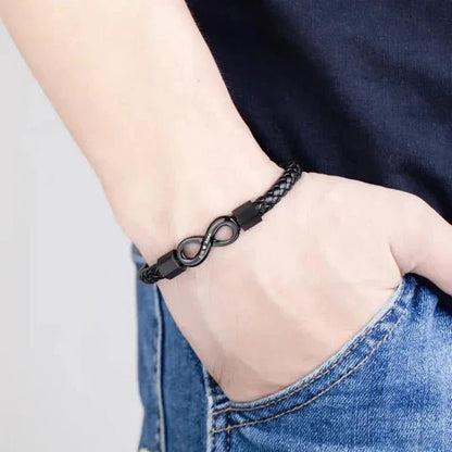 DEX infinity naamarmband voor je man