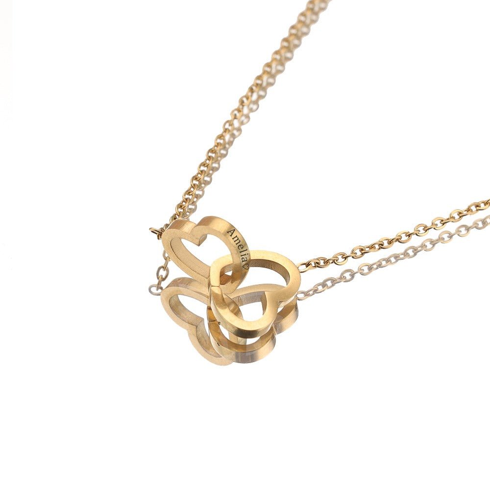 Rozenbox met een hartjesketting