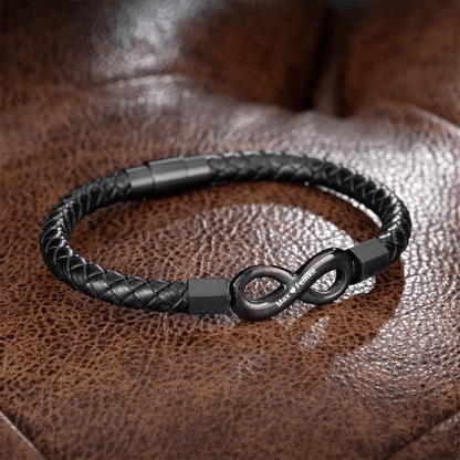 DEX infinity naamarmband voor je man