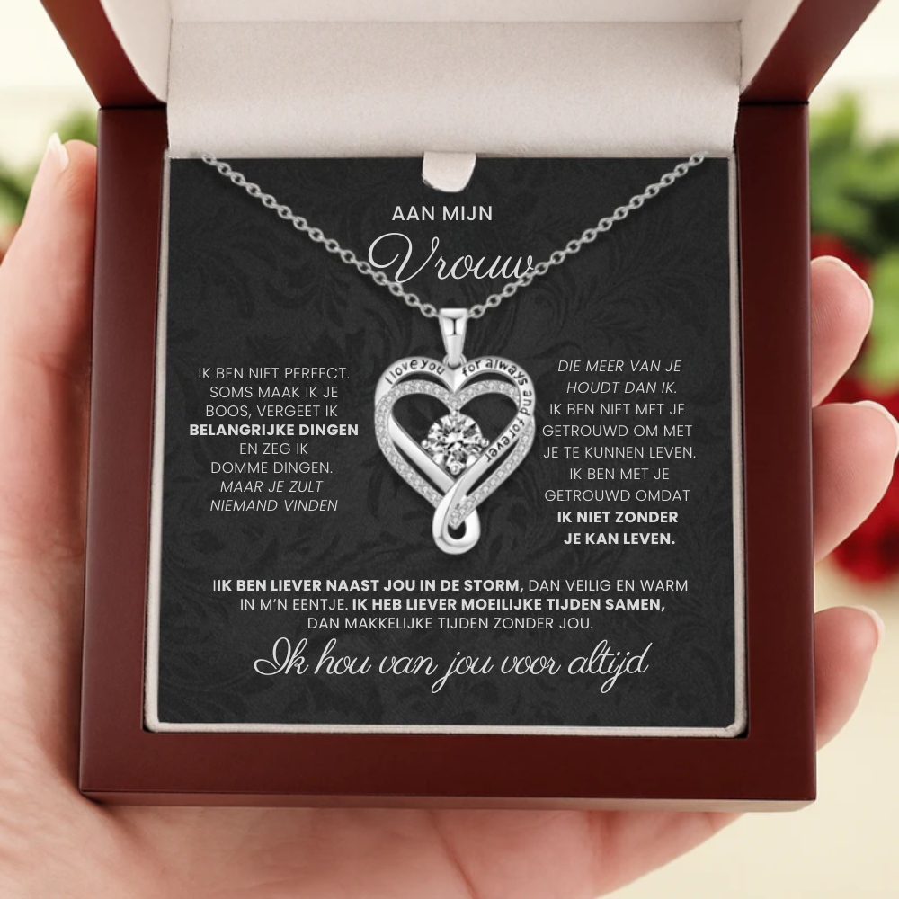 MANOU hartketting voor je vrouw