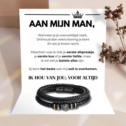 MILO leren armband voor je man