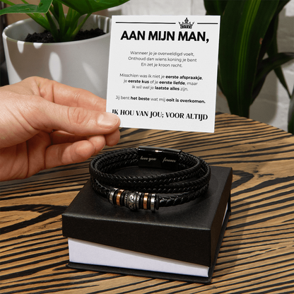 MILO leren armband voor je man