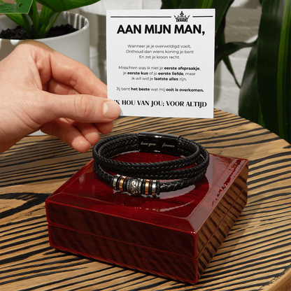 MILO leren armband voor je man