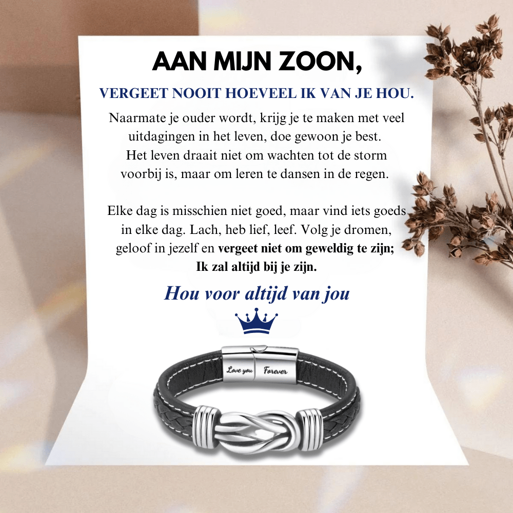 MILO leren armband voor je zoon