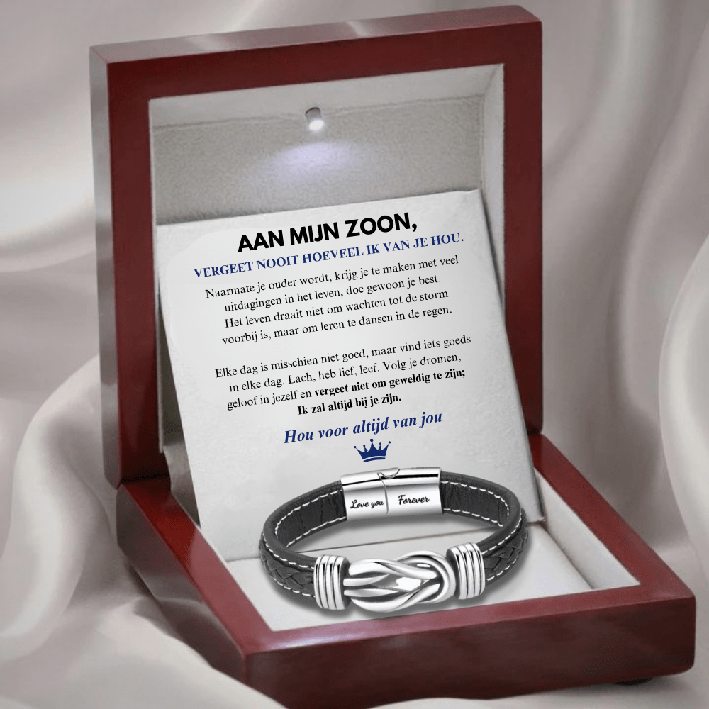 MILO leren armband voor je zoon