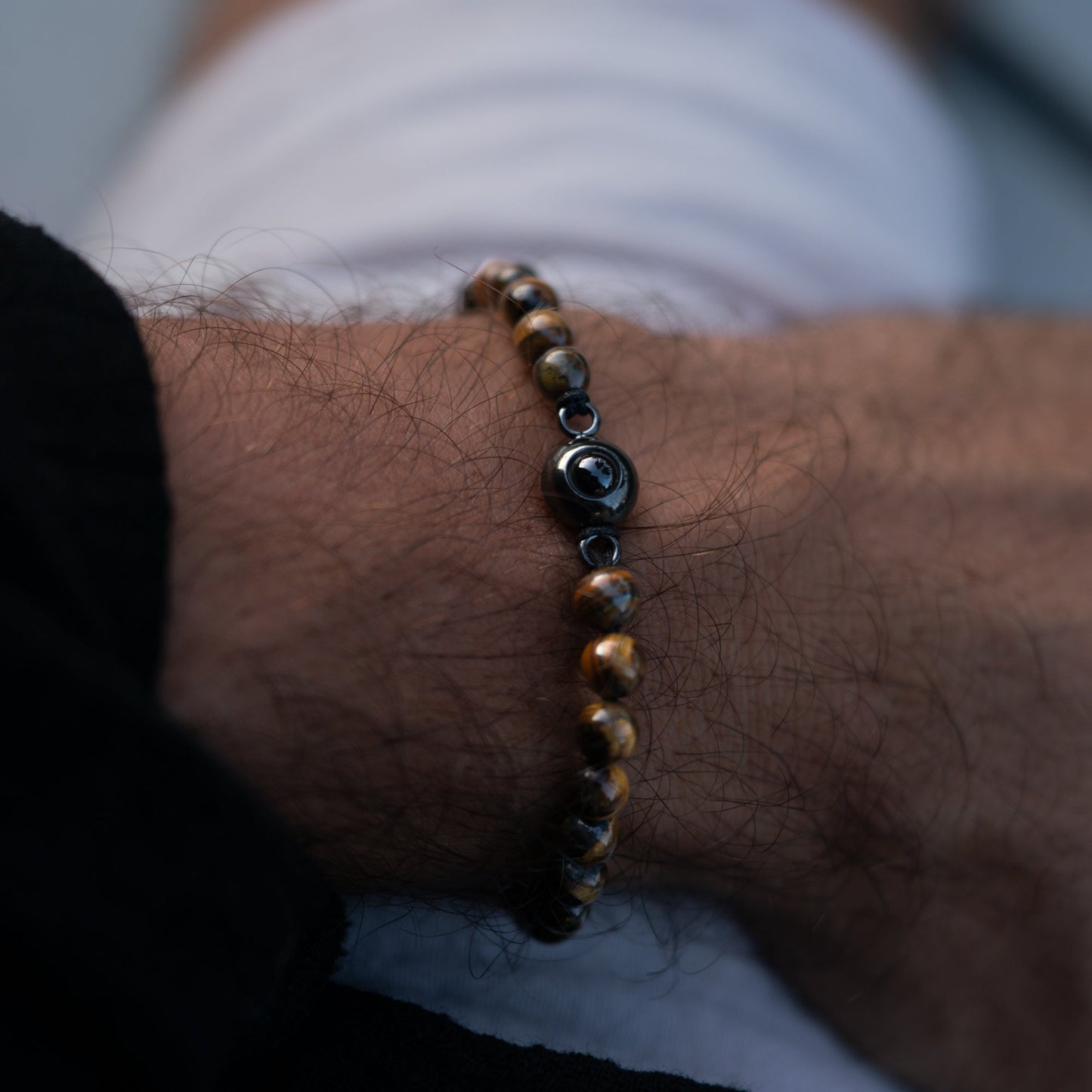 Gepersonaliseerde foto armband - Parels