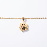 Gepersonaliseerde ketting met pootafdruk en foto