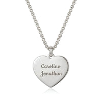 Hart ketting met persoonlijke gravure