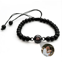 Gepersonaliseerde foto armband - Parels