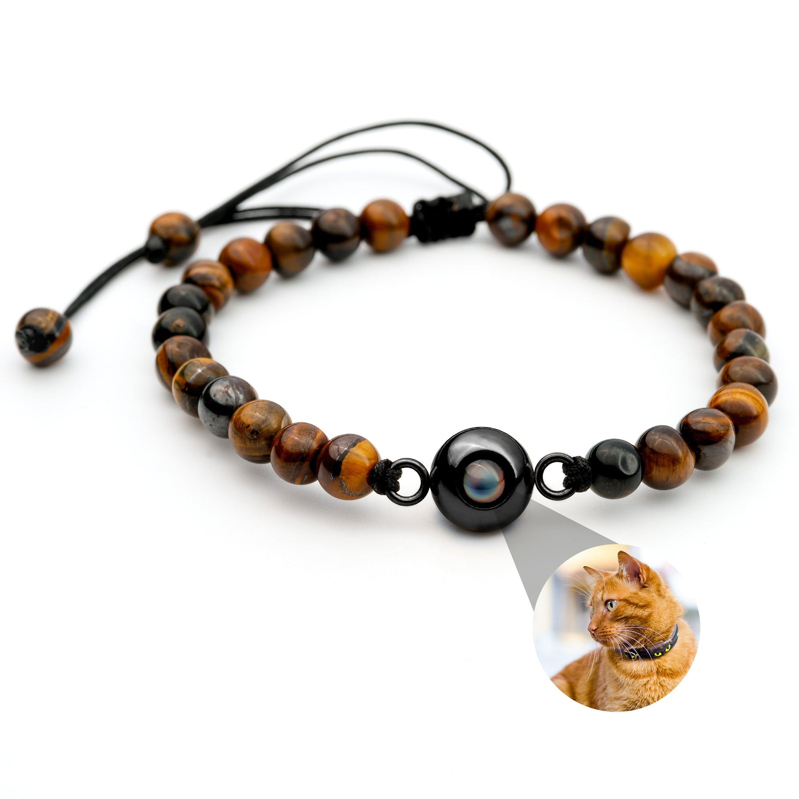Gepersonaliseerde foto armband - Parels