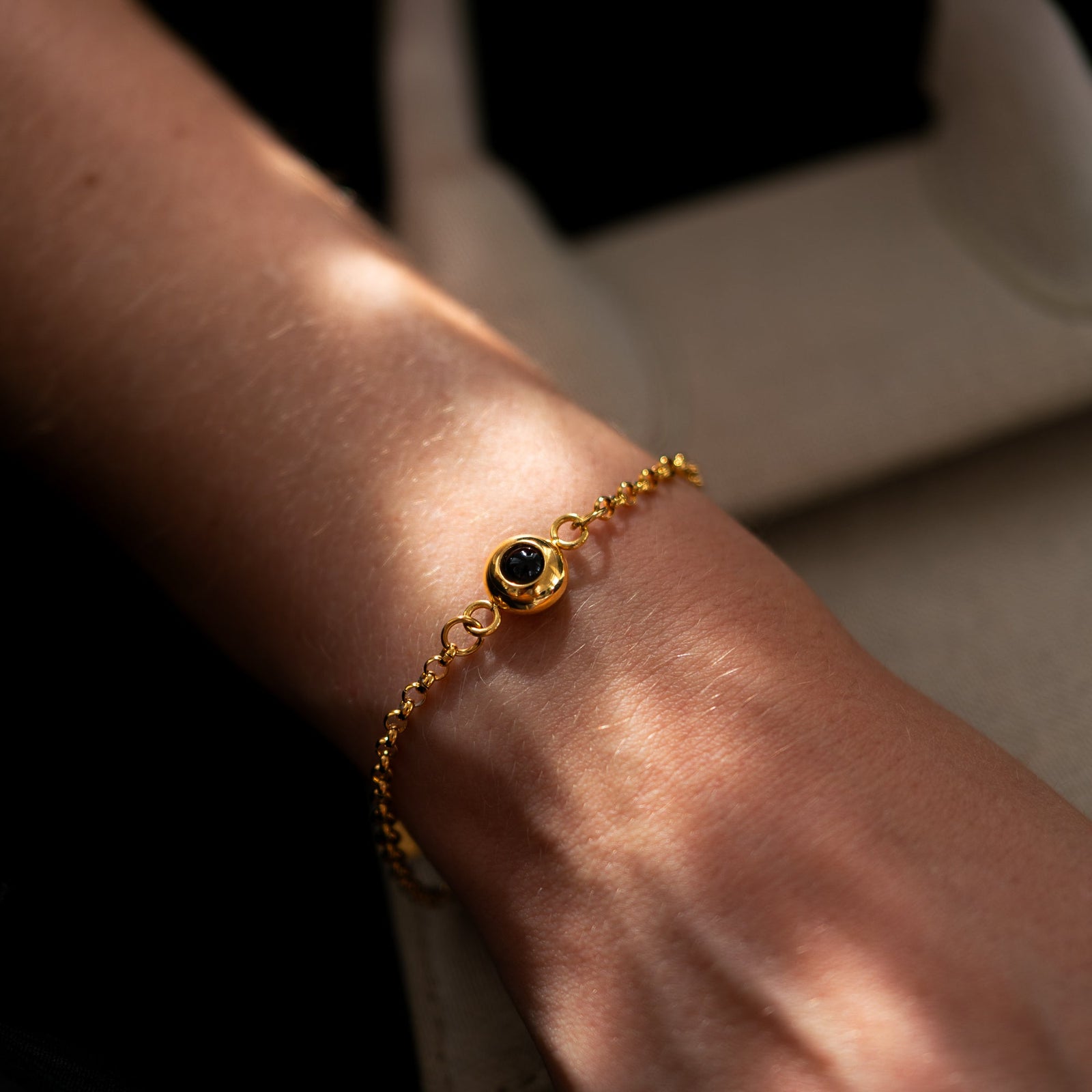 Foto armband met je eigen foto - Rolo Chain
