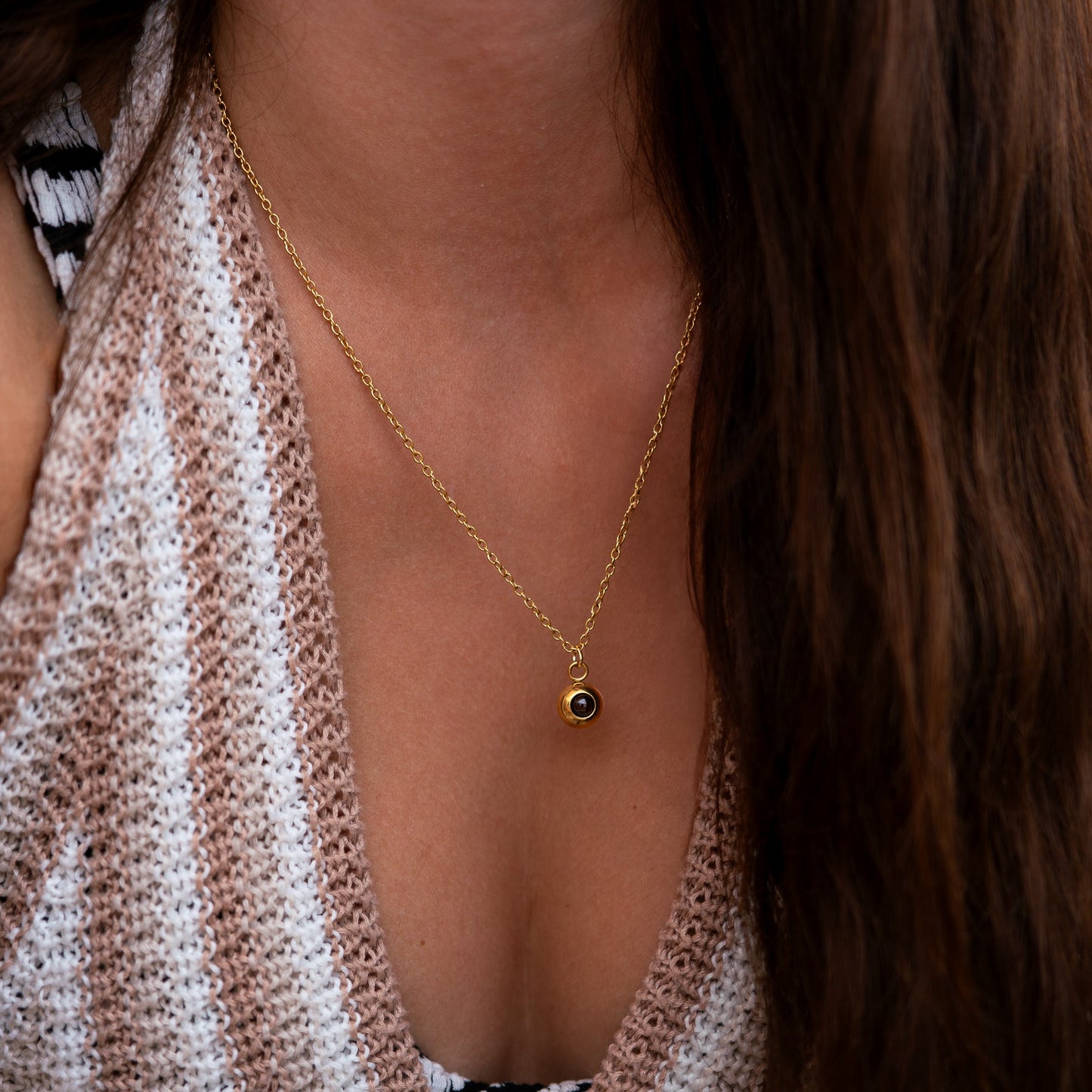 Fotoketting met je eigen foto - sierlijk