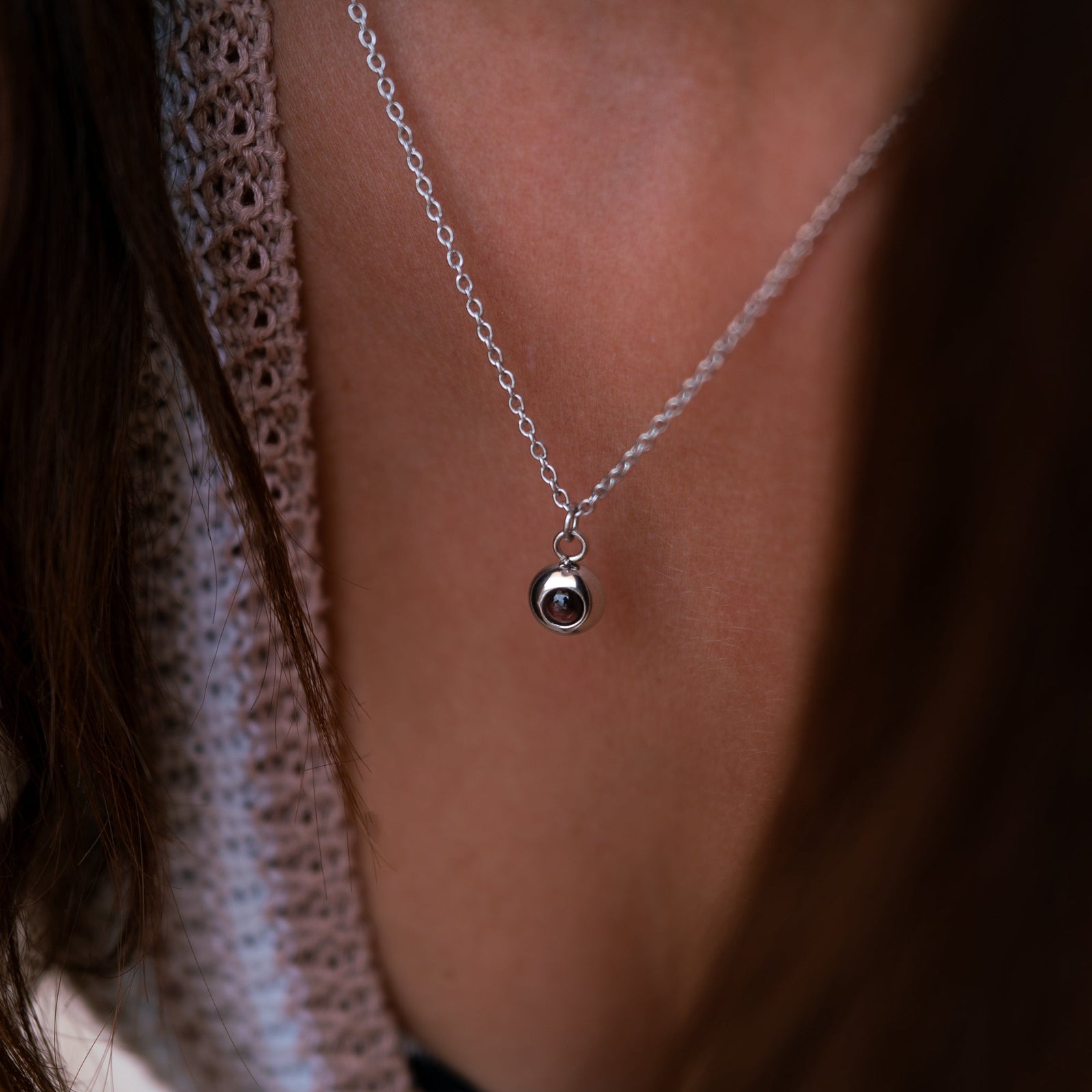 Fotoketting met je eigen foto - sierlijk