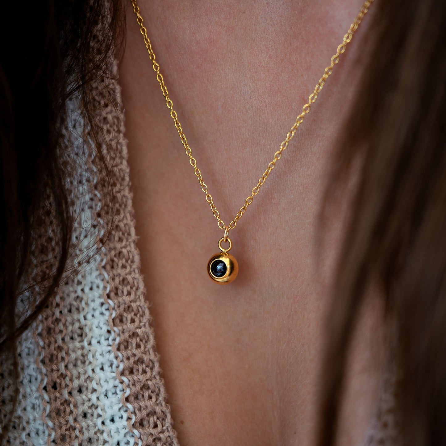 Fotoketting met je eigen foto - sierlijk