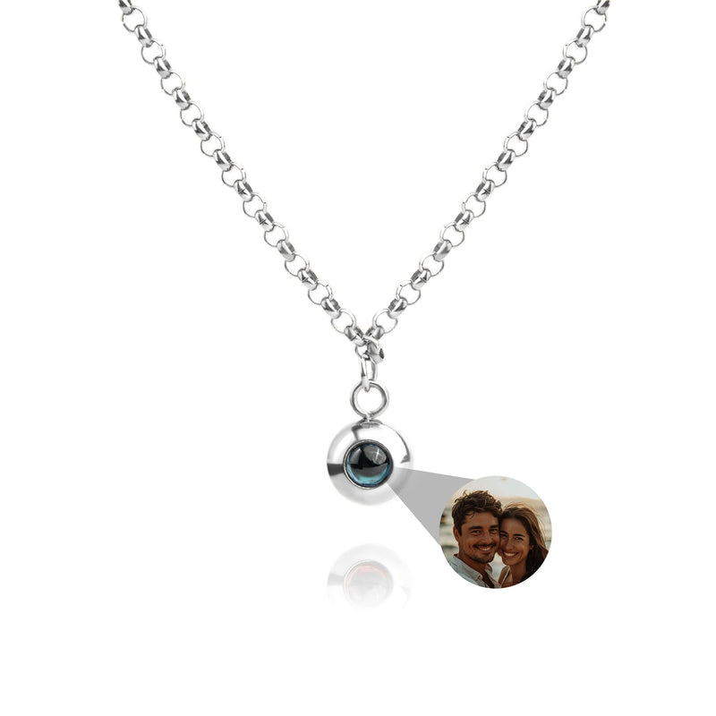 Fotoketting met je eigen foto - Rolo Chain