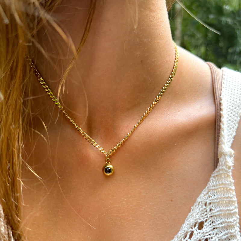 Fotoketting met je eigen foto - Cubaanse Ketting
