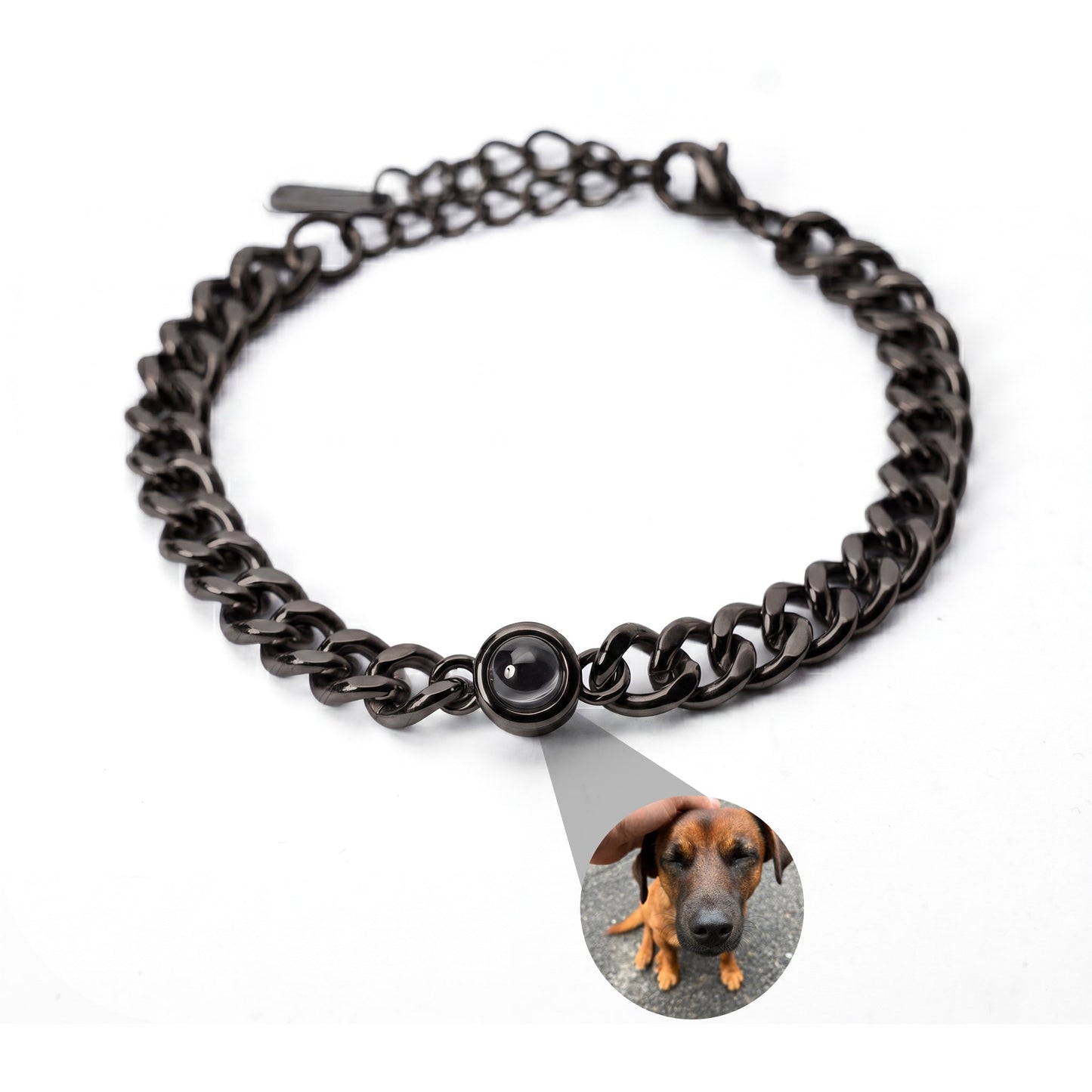 Foto armband met je eigen foto - Cubaanse Ketting