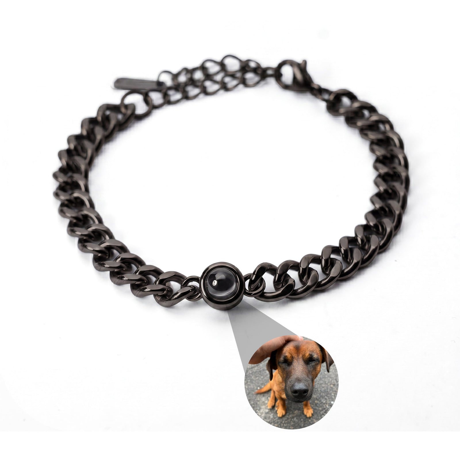 Foto armband met je eigen foto - Cubaanse Ketting