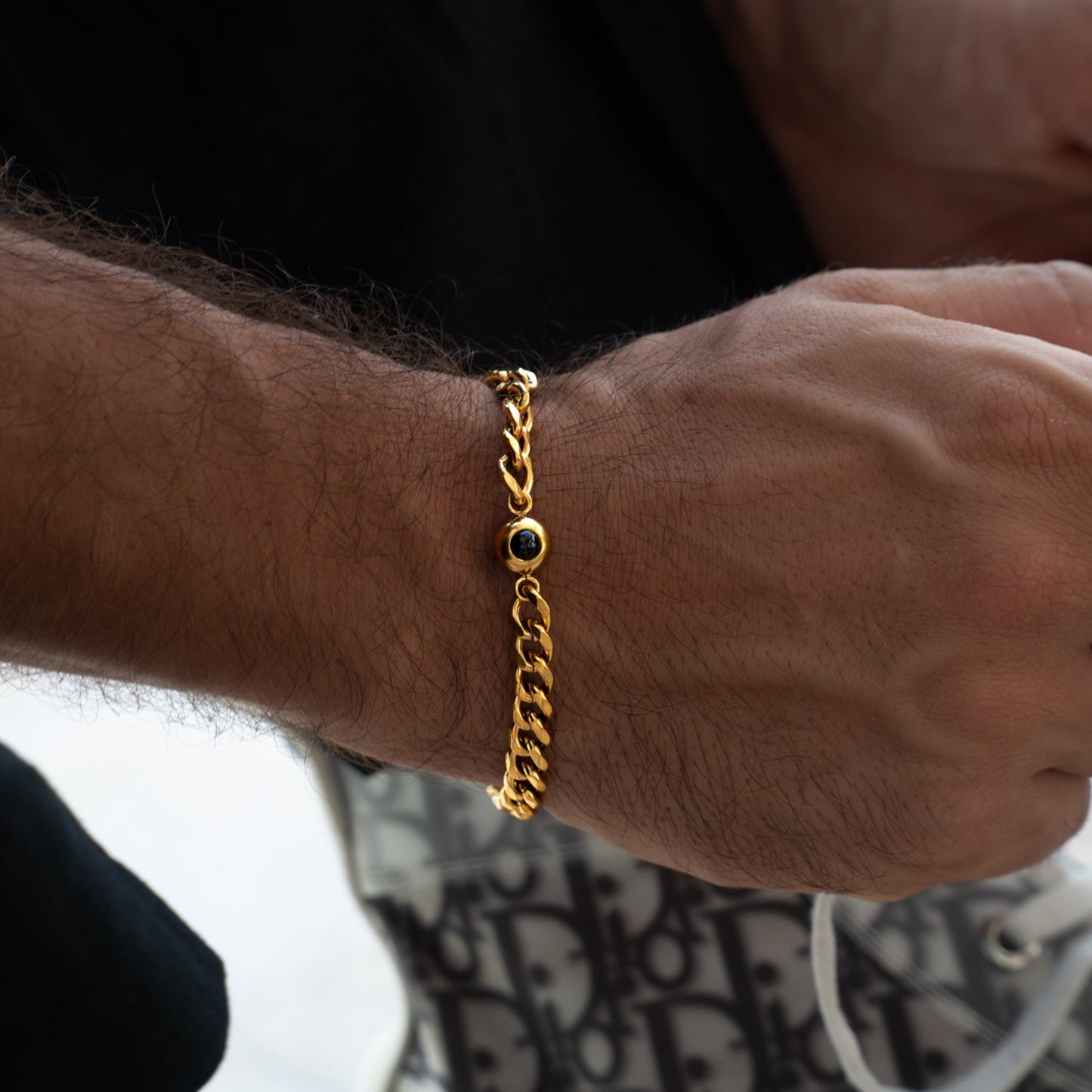 Foto armband met je eigen foto - Cubaanse Ketting