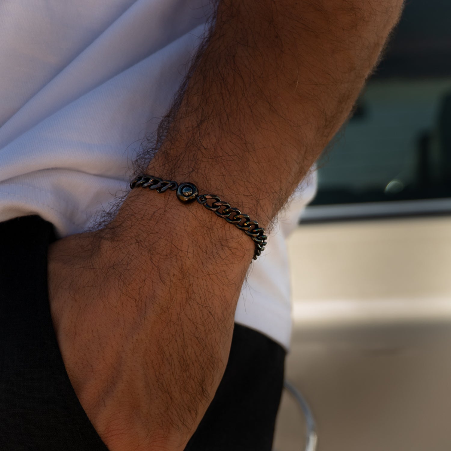 Foto armband met je eigen foto - Cubaanse Ketting