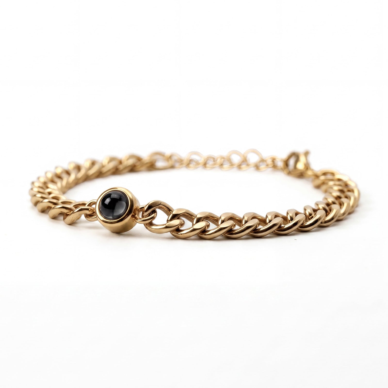 Foto armband met je eigen foto - Cubaanse Ketting