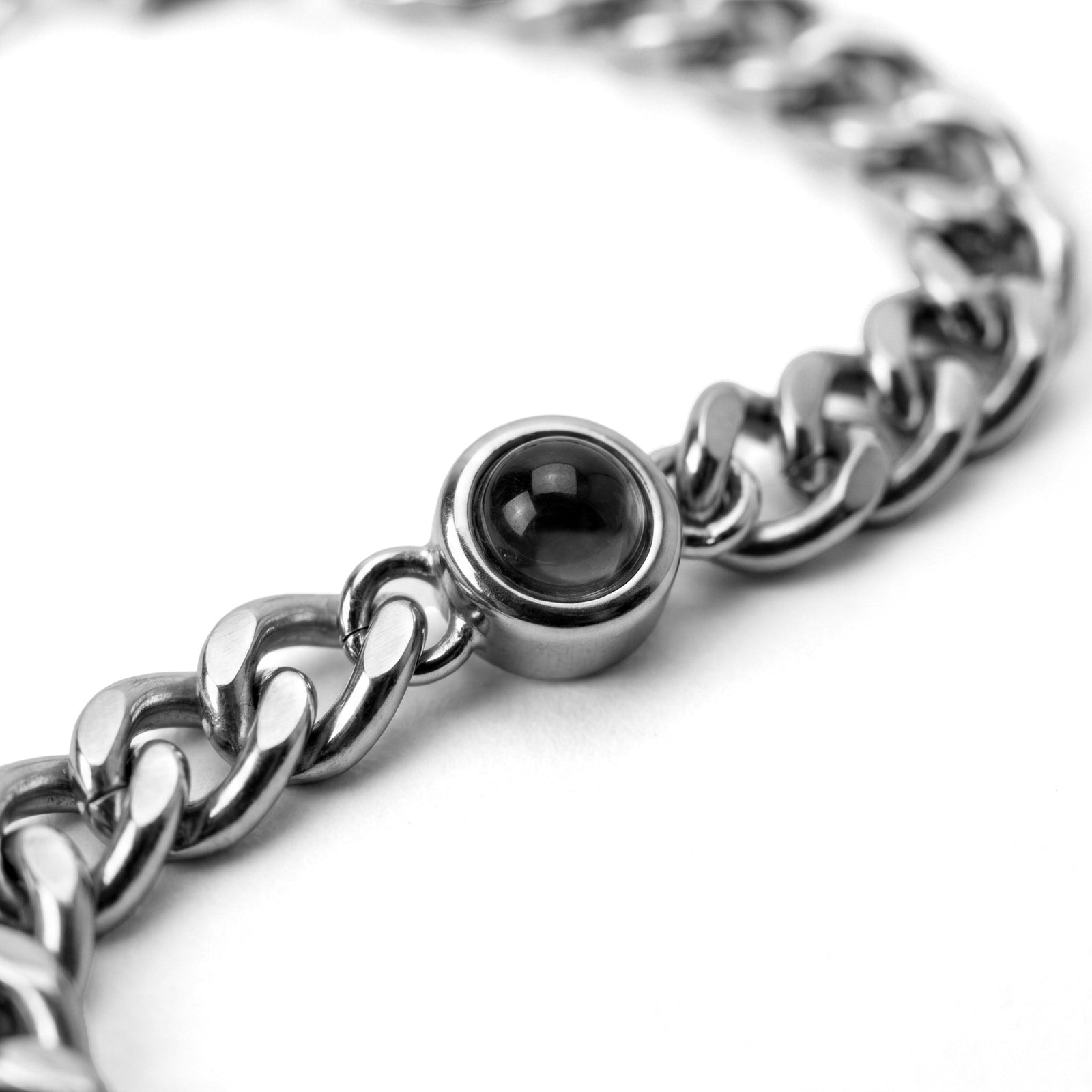 Foto armband met je eigen foto - Cubaanse Ketting