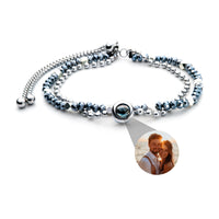 Foto armband met je eigen foto - kristal