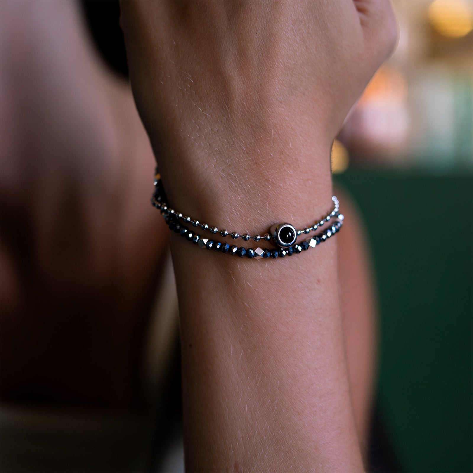 Foto armband met je eigen foto - kristal