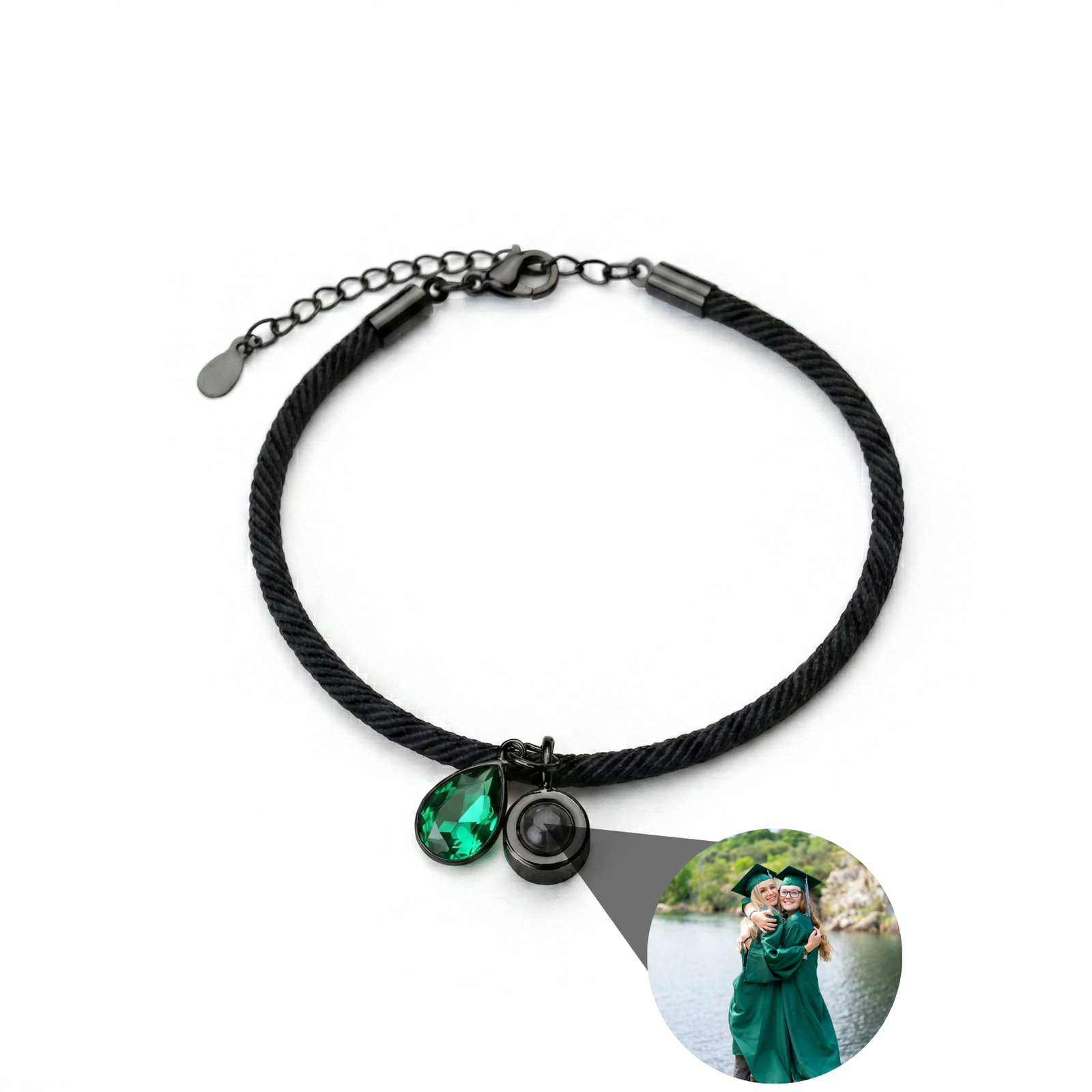Foto armband met jouw foto - Essence Geboortesteen