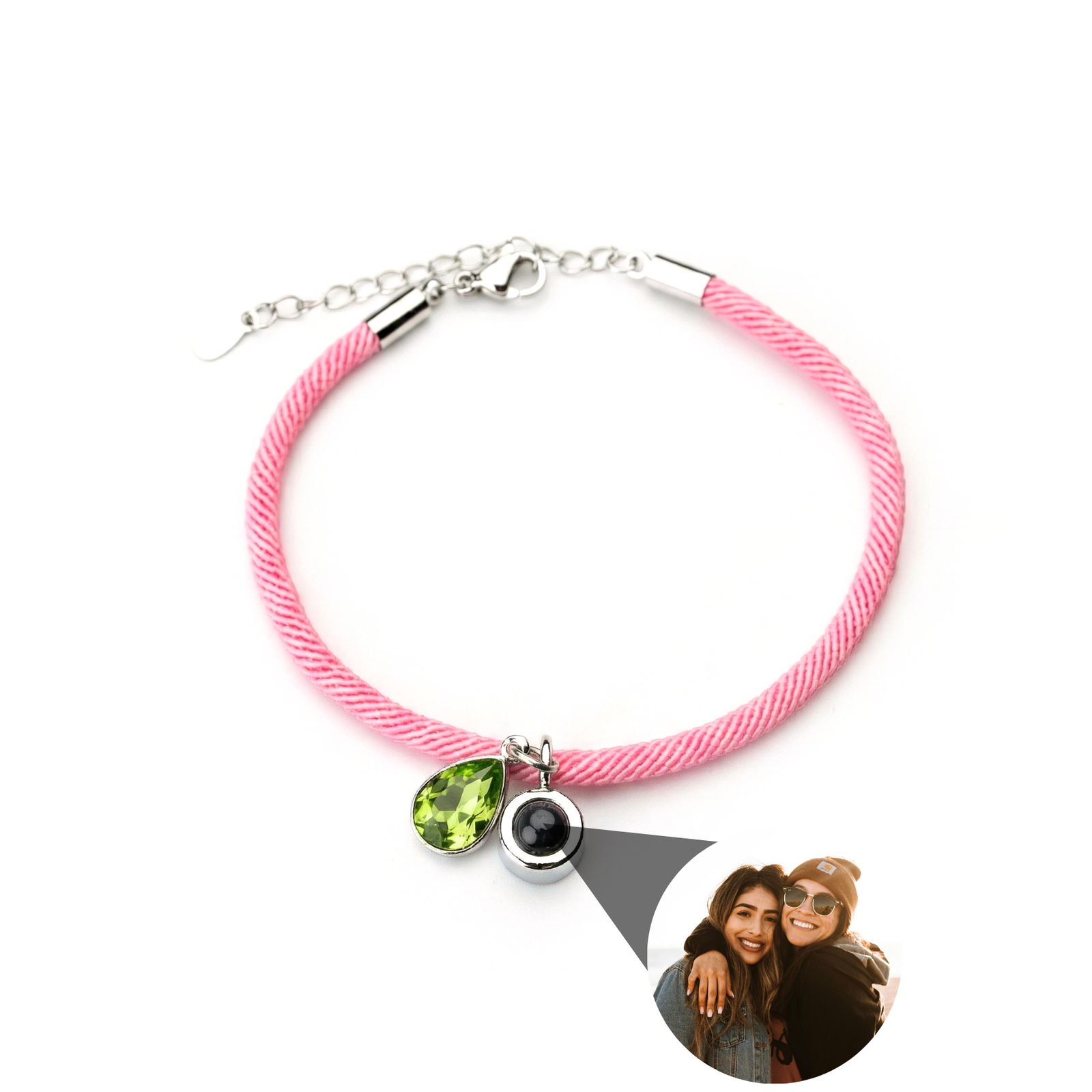 Foto armband met jouw foto - Essence Geboortesteen