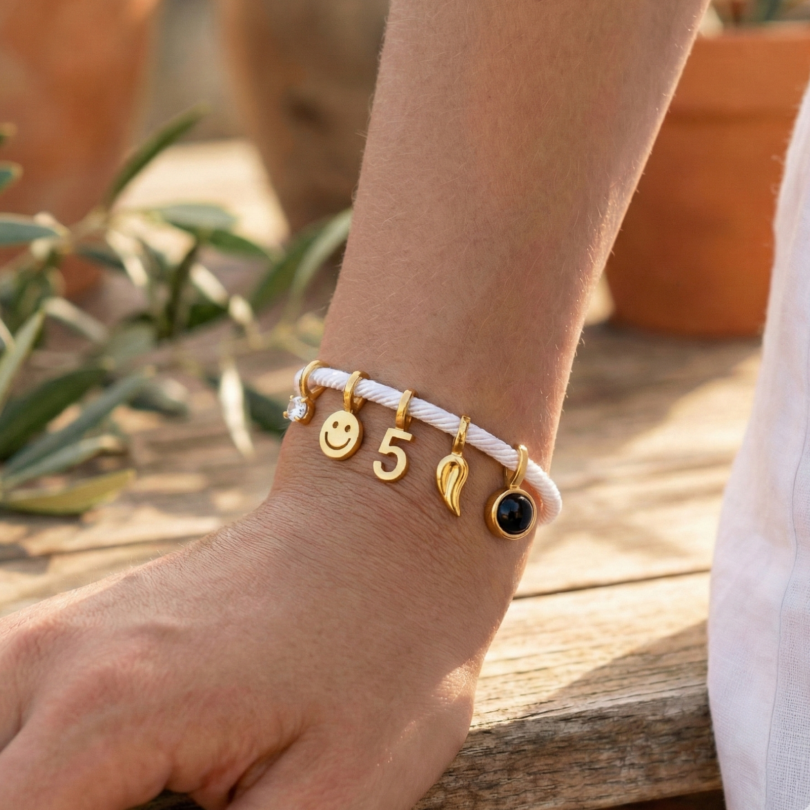 Gepersonaliseerde Charm Armband - Essence