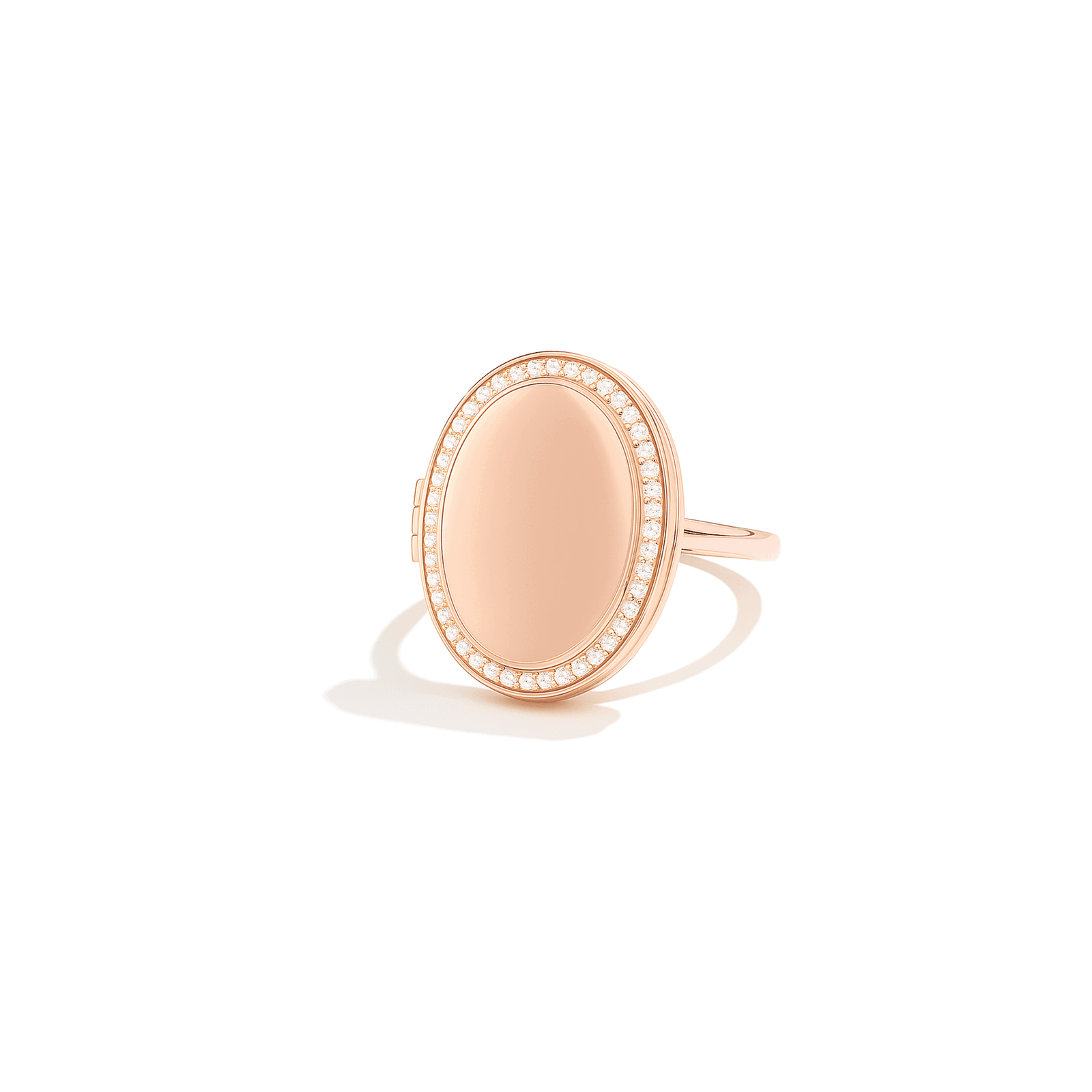 Medaillon Ring met Foto - Ovaal