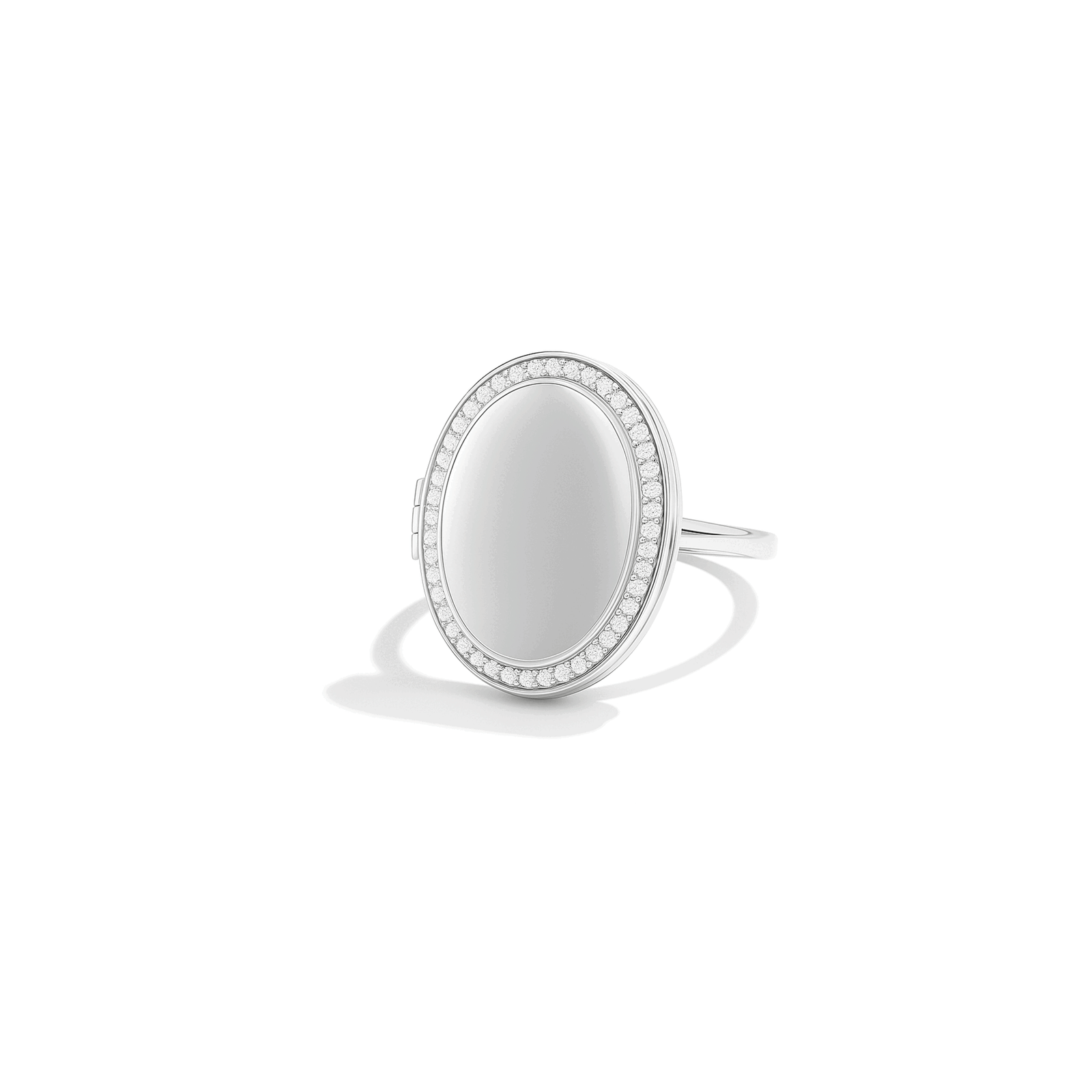 Medaillon Ring met Foto - Ovaal