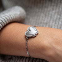 Medaillon Armband met Foto - Hart