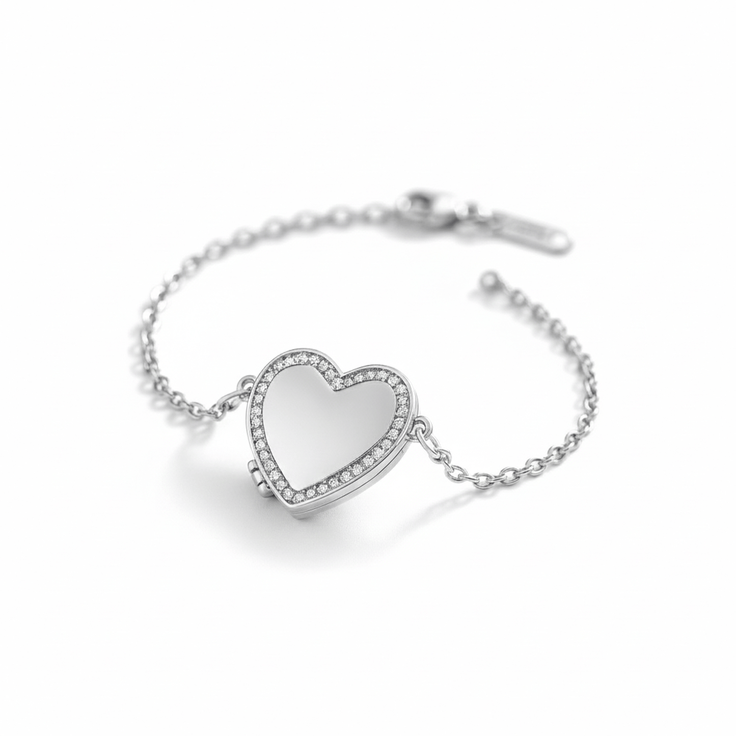 Medaillon Armband met Foto - Hart