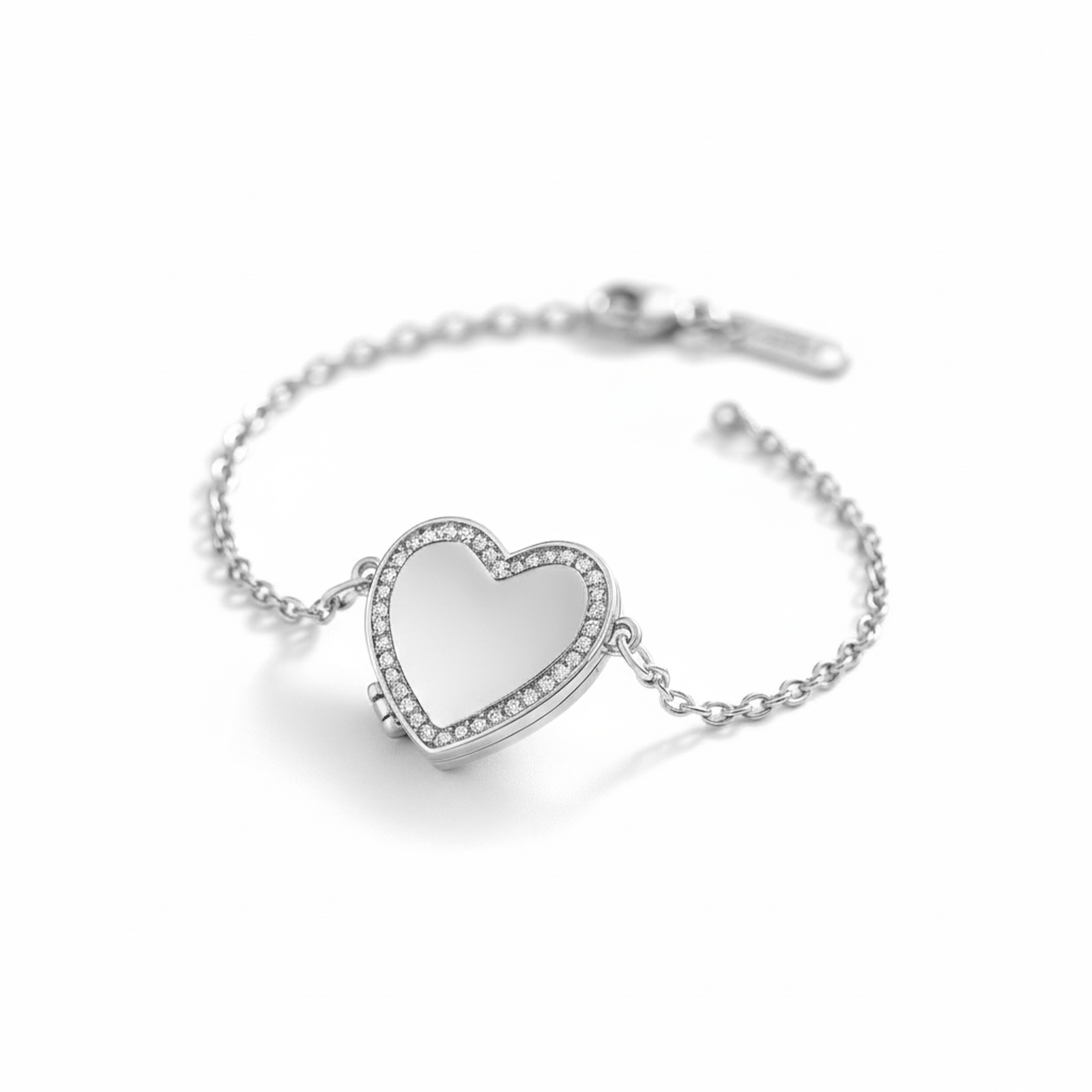 Medaillon Armband met Foto - Hart
