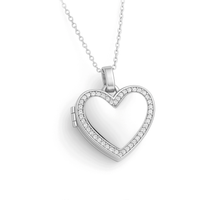 Medaillon Ketting met Foto - Hart