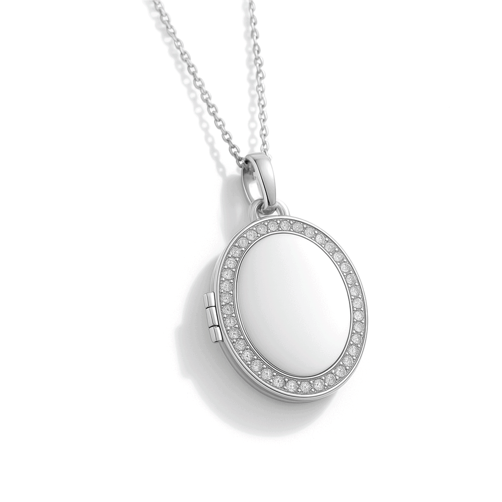 Medaillon Ketting met Foto - Ovaal