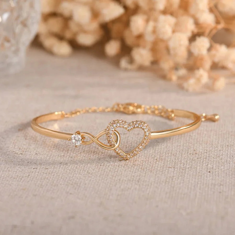JADE infinity hartarmband voor moeder en dochter