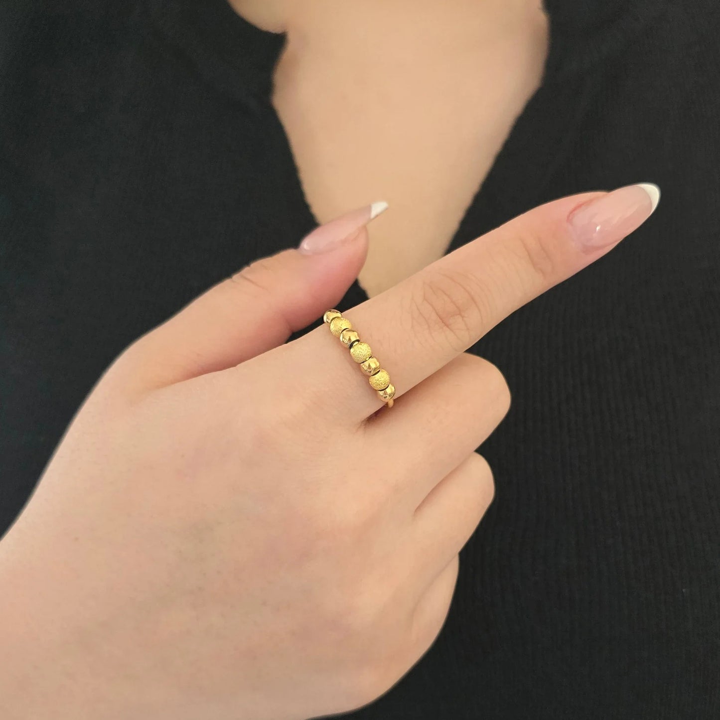 Ivy Bead Ring