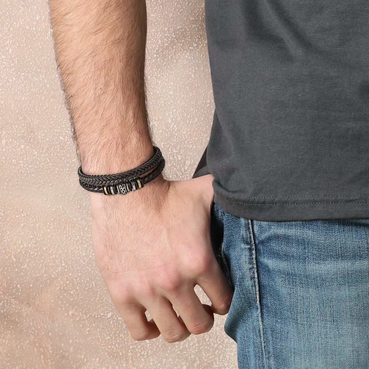 MILO leren armband als belofte voor je man