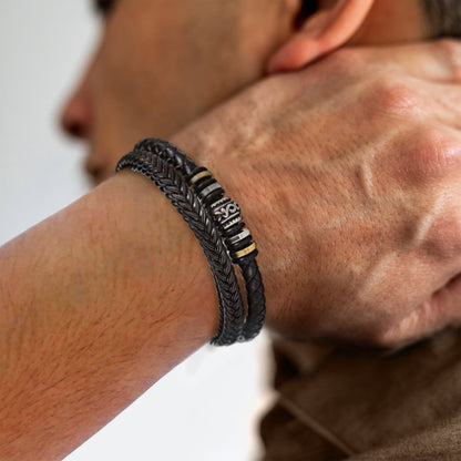 MILO leren armband voor je kleinzoon